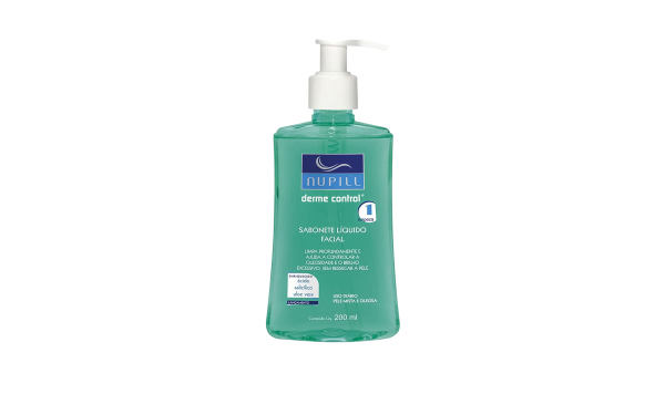 Sabonete Liquido Facial Nupill Derme Control 200ml - Verde » Donna