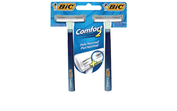 Aparelho de Barbear Bic Comfort 3 Pele Normal Leve 4 Pague 3 Unidades