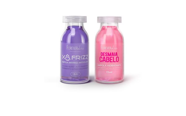 Kit Modelador de Fios e Ampola Capilar Xô Frizz Forever Liss - Forever Liss