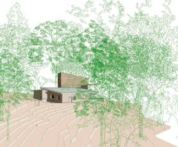 Chilworth - Proposal for Woodland House