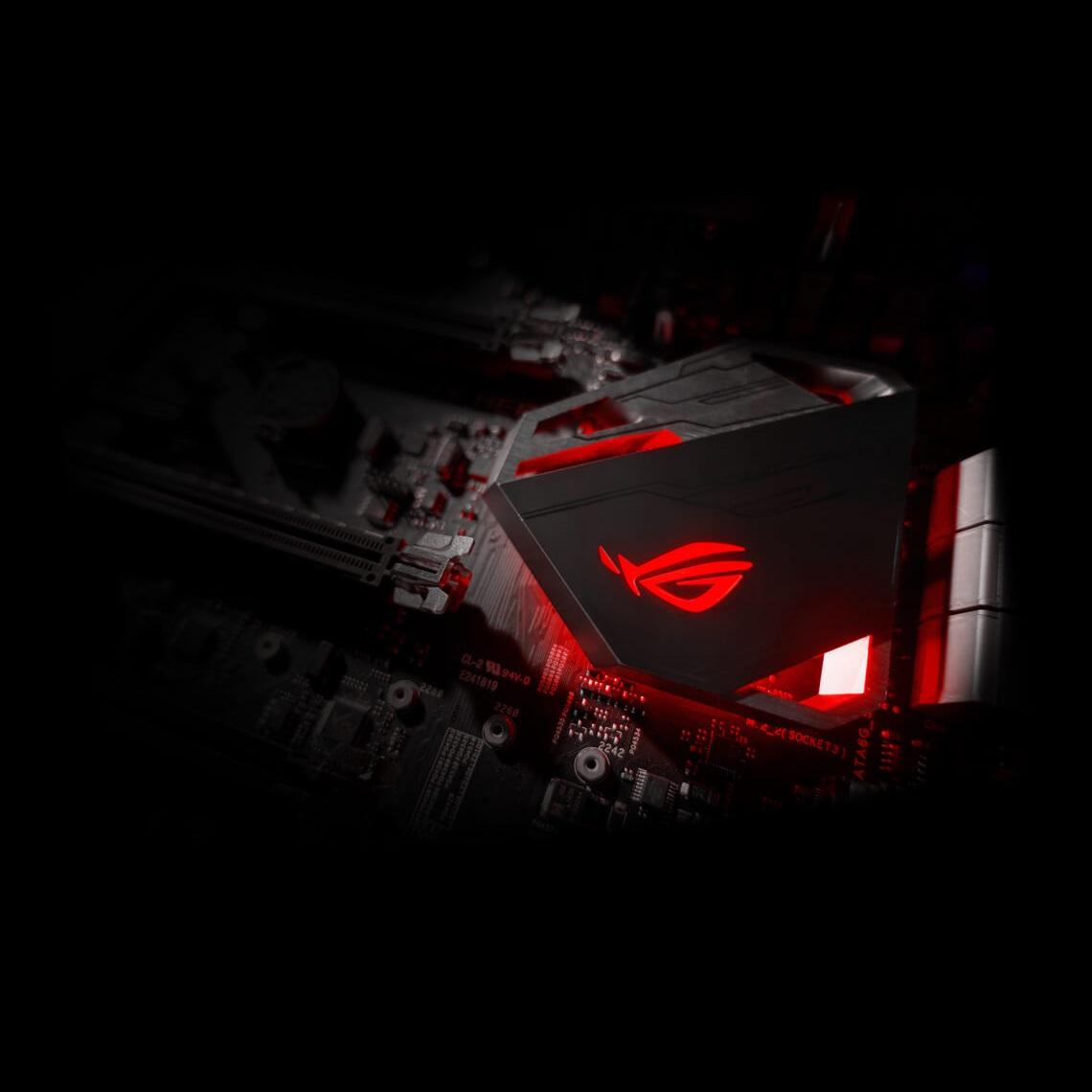 ASUS Maximus IX Hero HOLLOW HEAT-SINK WITH RED-HOT STYLE