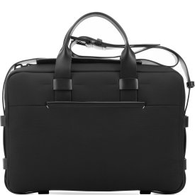 Fabric + Leather Briefcase