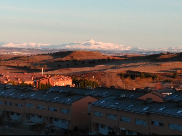 Peak Ocejón in Guadalajara, Spain, January 2018