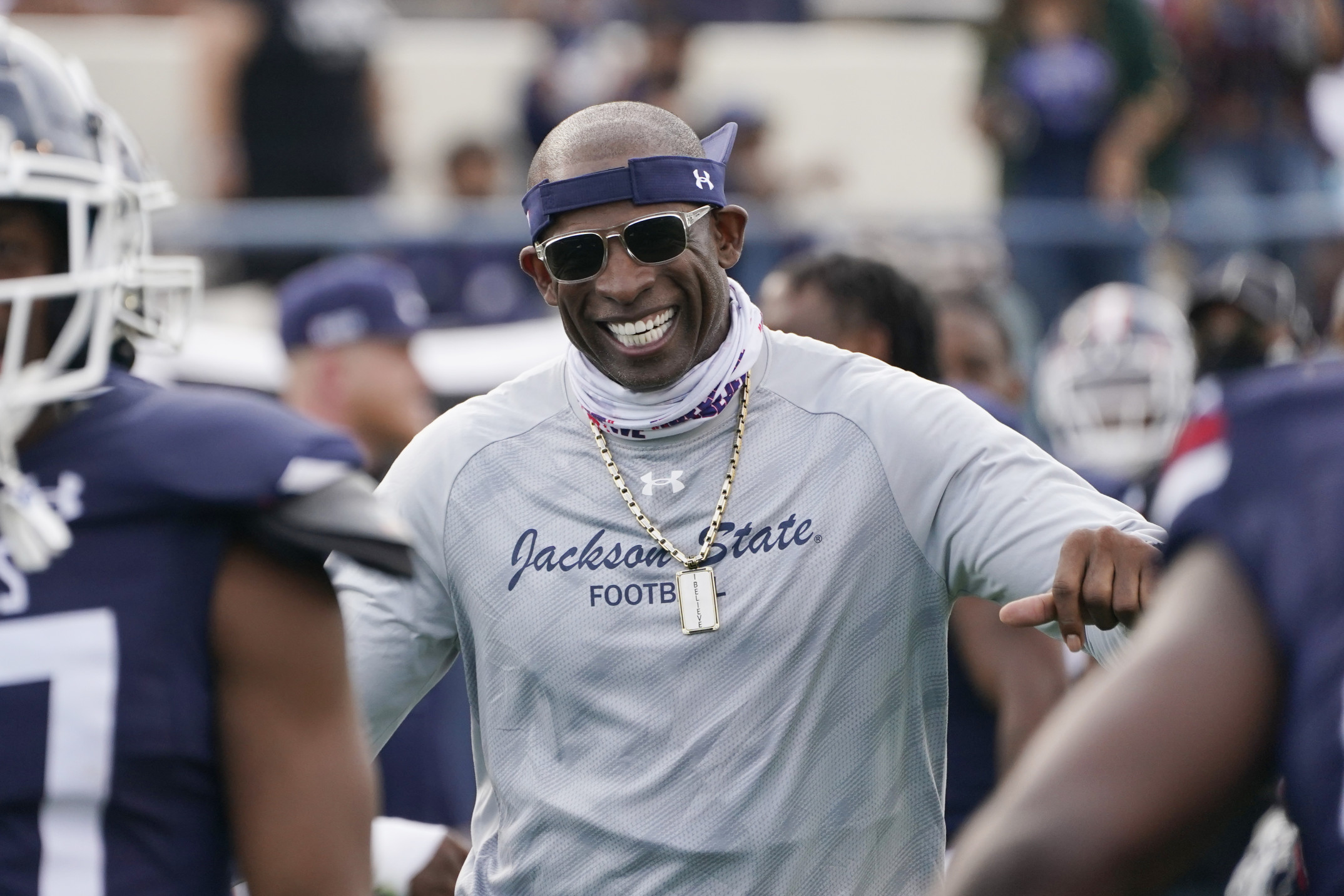 Colorado's Deion Sanders gives electric pregame speech before