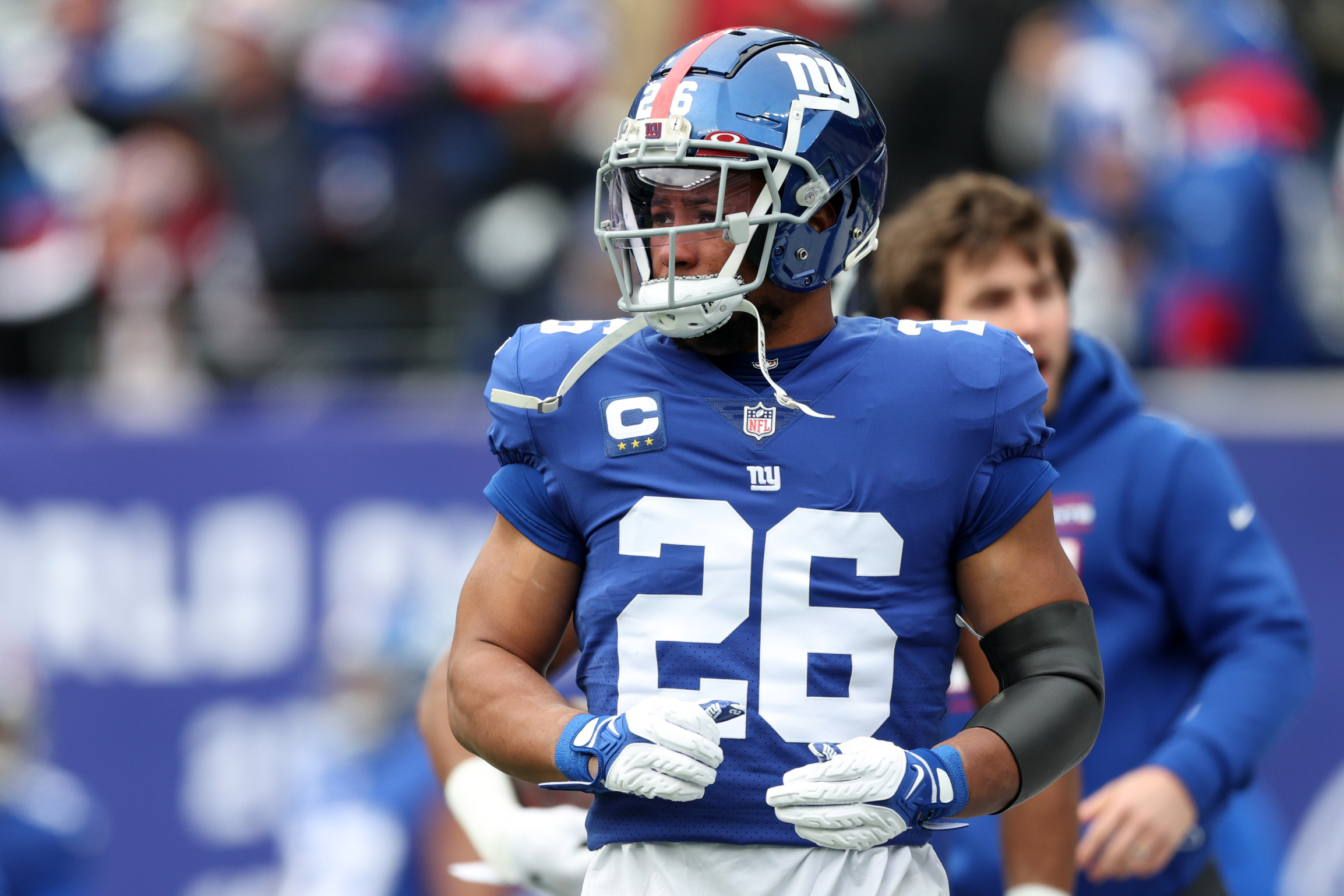 Saquon Barkley saves money like Oakland Raiders RB Marshawn Lynch