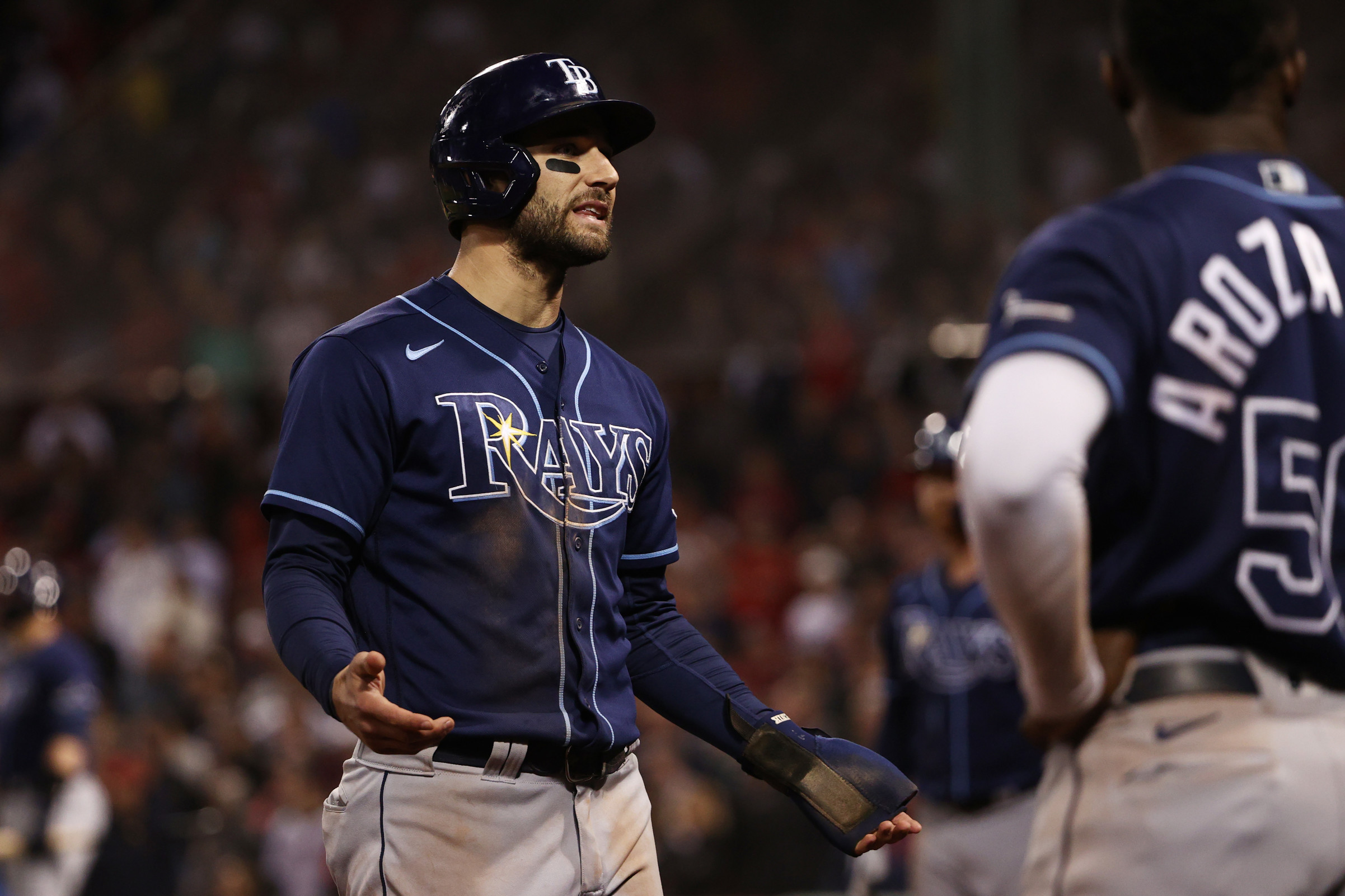 Rays' Kiermaier has eye irritation stemming from eyelash