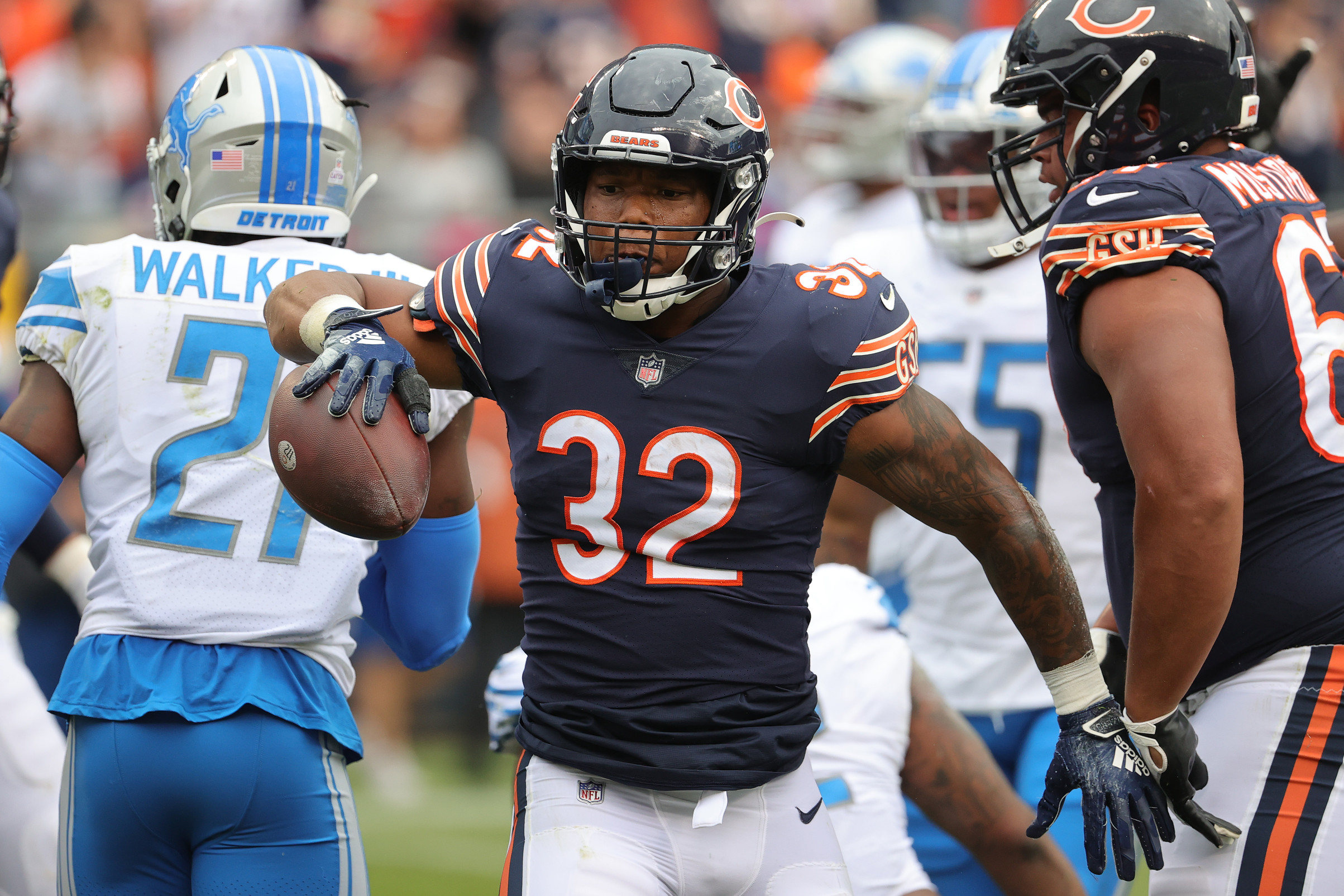 Bears activate RB David Montgomery off IR before MNF game vs. Steelers 