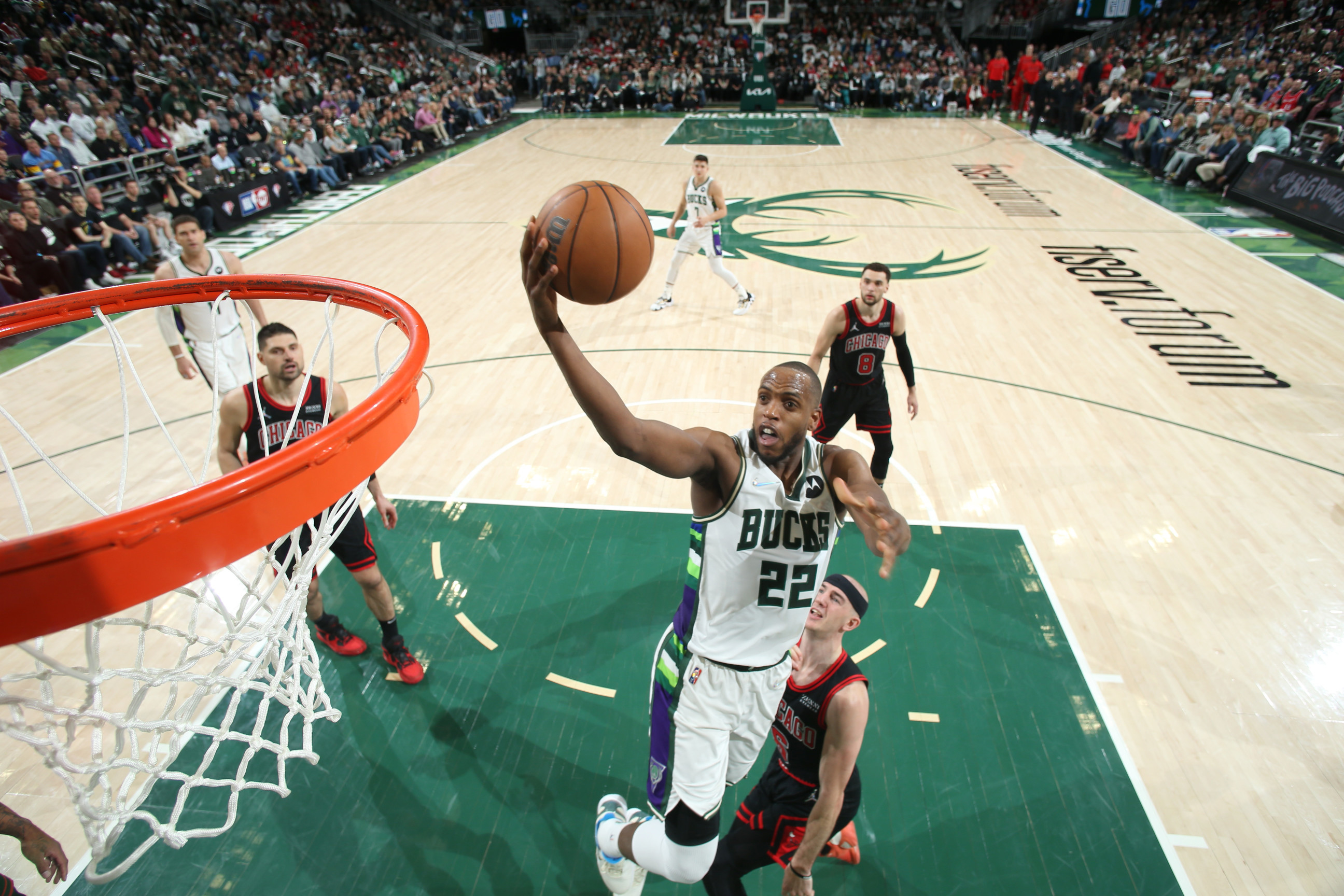 Khris Middleton - Milwaukee Bucks - Game-Worn Association Edition Jersey -  Scored Team-High 29 Points - 2021 NBA Finals Game 1