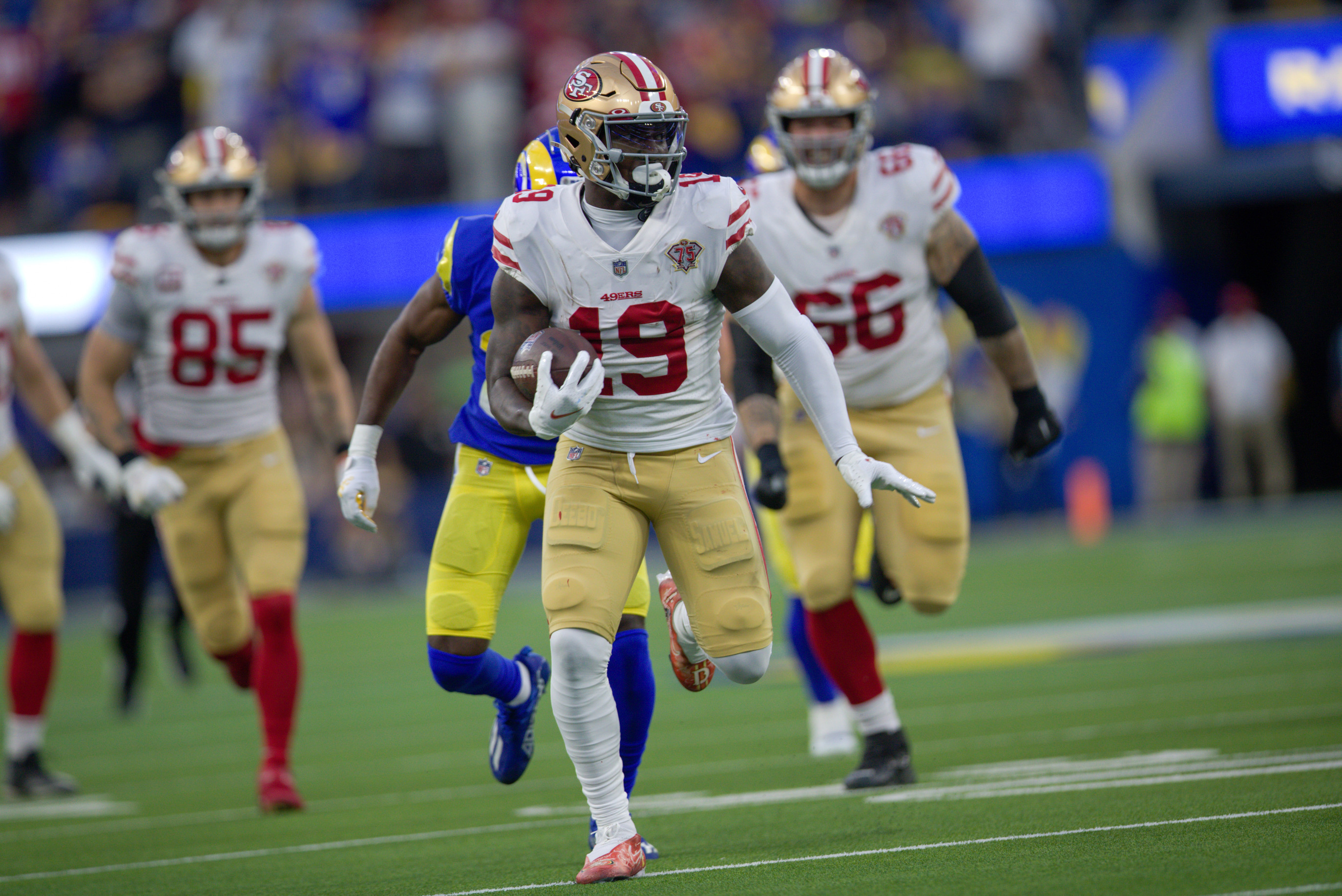 49ers' Kyle Shanahan, Deebo Samuel discuss receiver's career day vs. Rams –  NBC Sports Bay Area & California