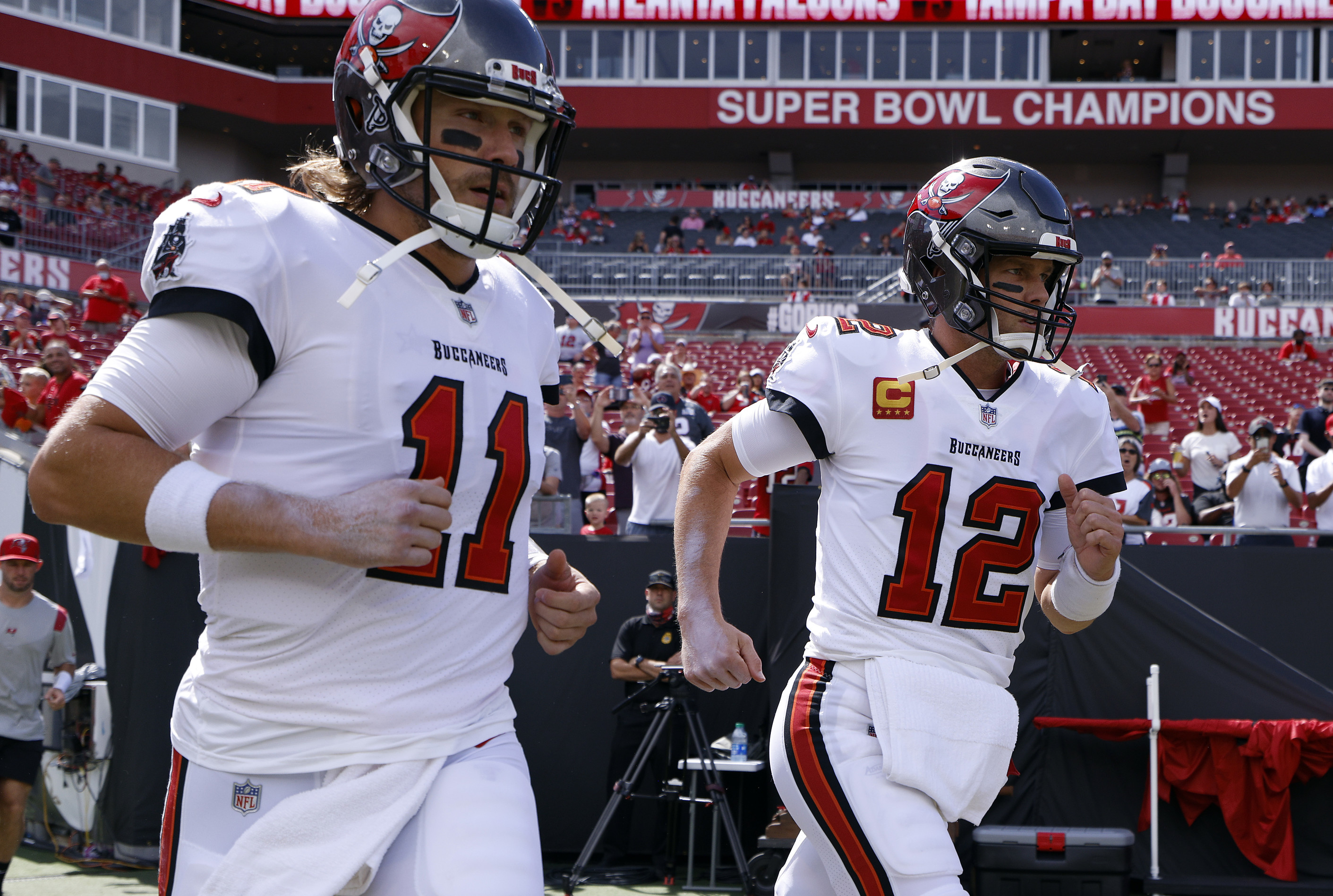 WATCH: Todd Bowles, Kyle Trask react to Bucs' preseason loss vs. Dolphins