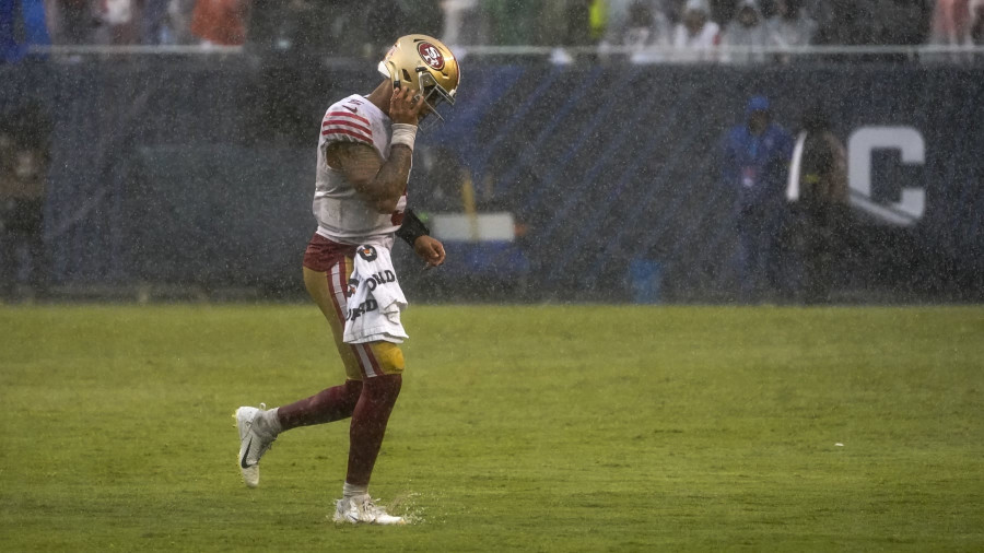 Bears vs. 49ers Weather Report: Will a Rain Game Affect Trey Lance