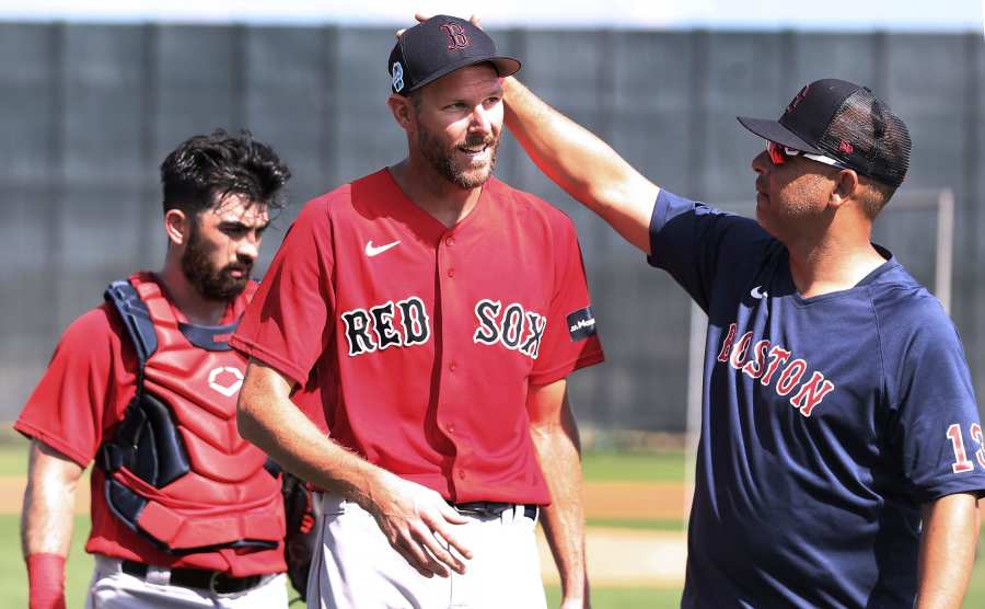 Boston Red Sox Spring Training 2023 3/4 Red Sleeve Raglan