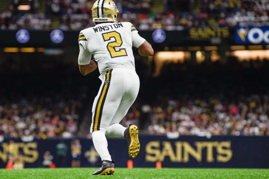 JAMIES WINSTON NEW ORLEANS SAINTS WHITE COLOR RUSH