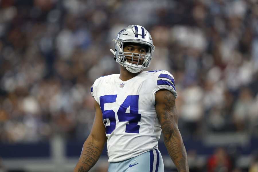 Dallas Cowboys defensive end Sam Williams (54) in action against