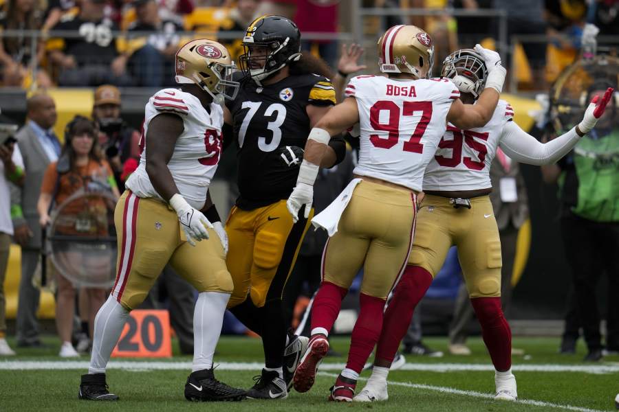 Three quick takeaways from 49ers' 30-7 win over Steelers