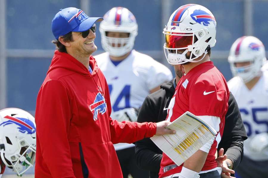 WATCH: Josh Allen hits rookie Khalil Shakir for deep TD at Bills camp