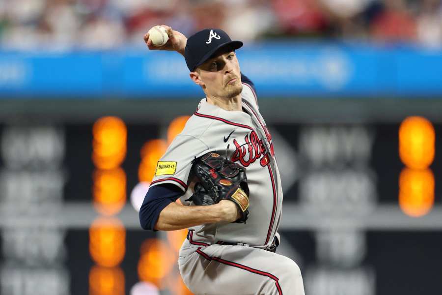 Spencer Strider of the Atlanta Braves shakes hands with Charlie Soto  News Photo - Getty Images