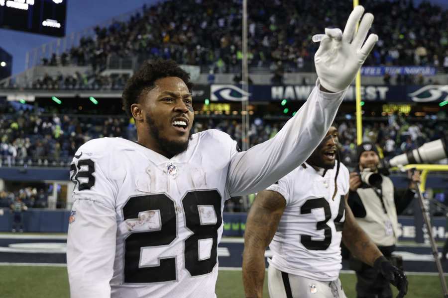 Las Vegas Raiders vs. Seattle Seahawks  2022 Week 12 Game Highlights 