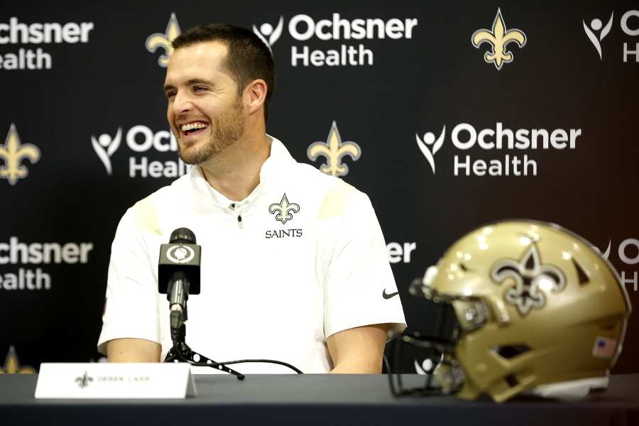 New Orleans Saints NFL Free Agency improvements with Derek Carr, Jamaal  Williams