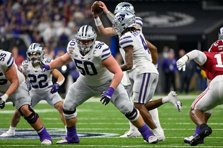 Top 2024 NFL Draft prospects from Kansas and Kansas State feat. Cooper Beebe