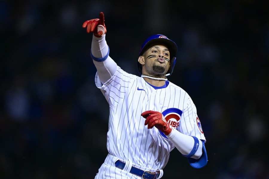 Patrick Wisdom Game-Used Jersey - 1 Hit 1 RBI - Mets vs. Cubs - 9