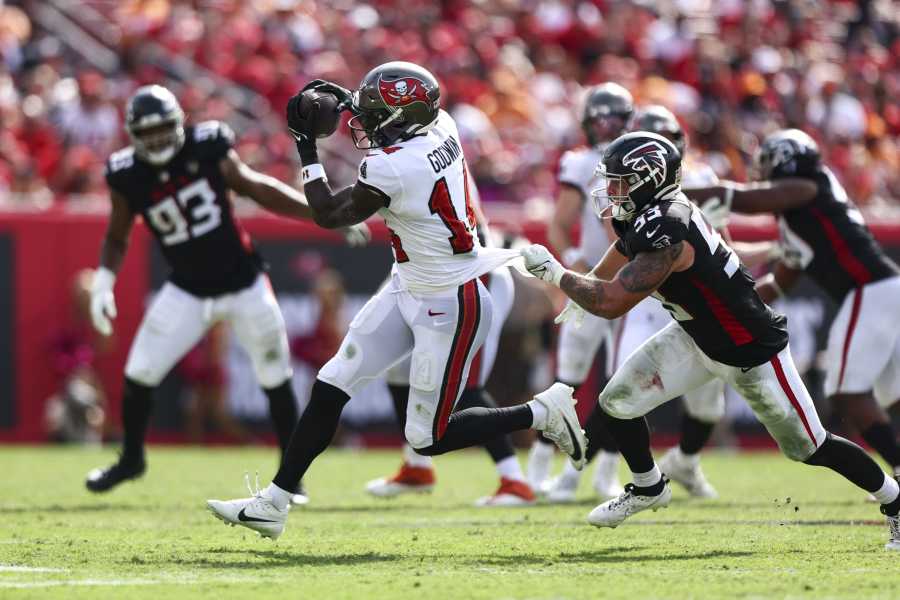 Atlanta Falcons DB Mike Ford, Coach Marquice Williams Elevating