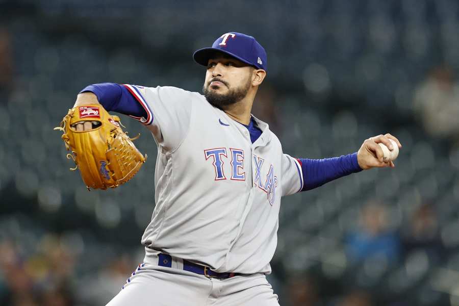 Lance Lynn pitches against the Rockies after the Dodgers retire the News  Photo - Getty Images