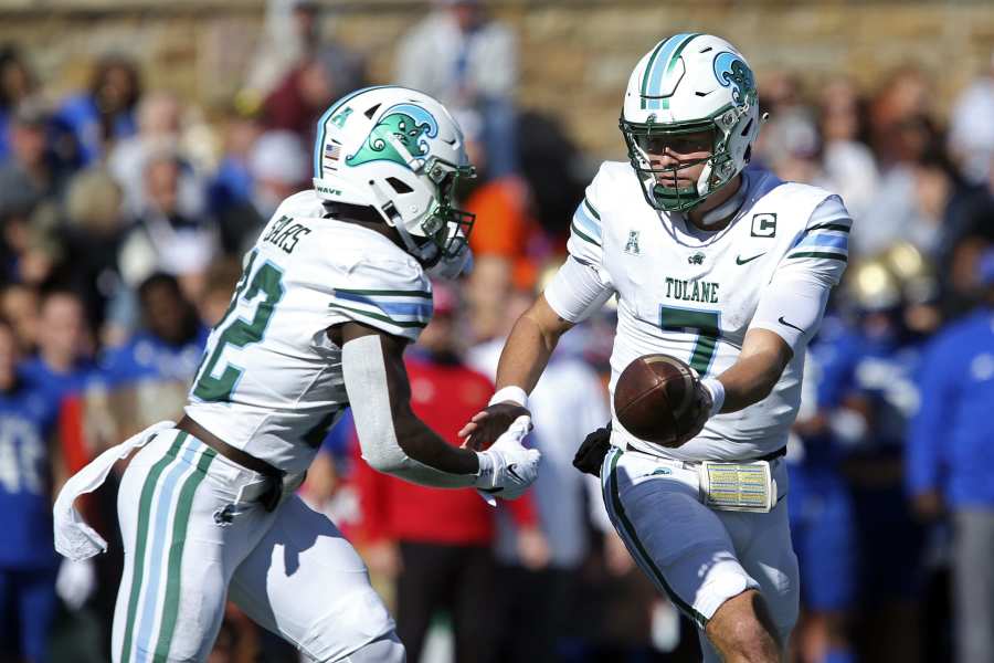 Best college football helmets 2022: Tulane's Green Wave wipes out the  competition