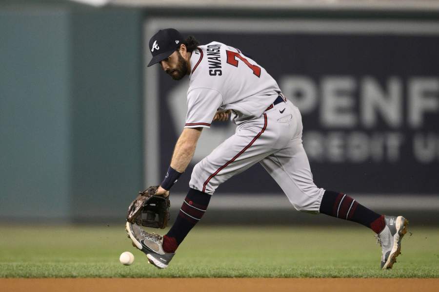 Denver CO, USA. 4th June, 2022. Atlanta right fielder Dansby