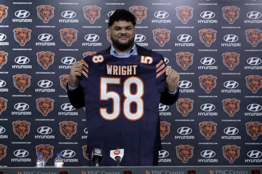 Darnell Wright Amongst Standouts On Day 12 Of Chicago Bears Training Camp 