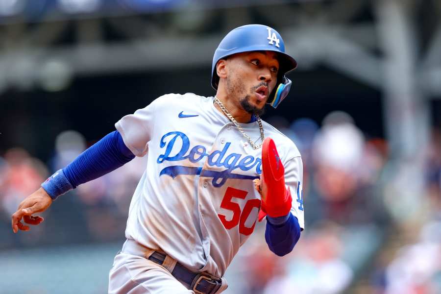 Mookie Betts hits longest homer as a Dodger in rout over A's