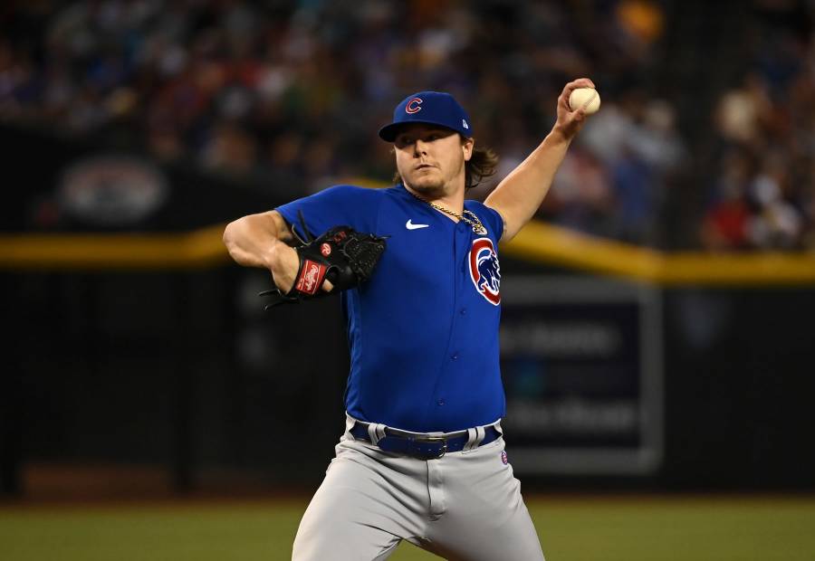 Cubs pitcher Justin Steele 6.0 innings giving 9 hits and 5 runs vs