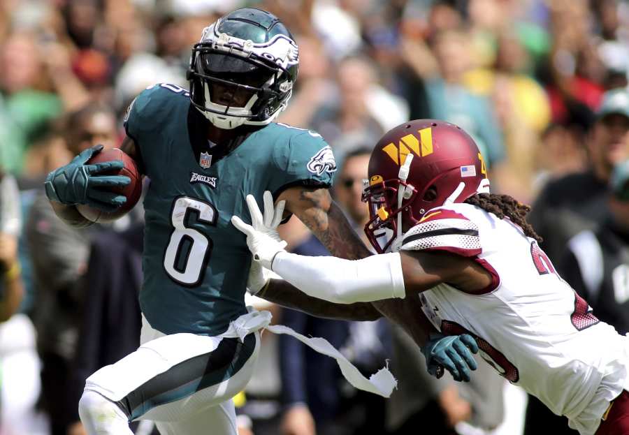 Eagles-Commanders final score: Philadelphia sacks Carson Wentz