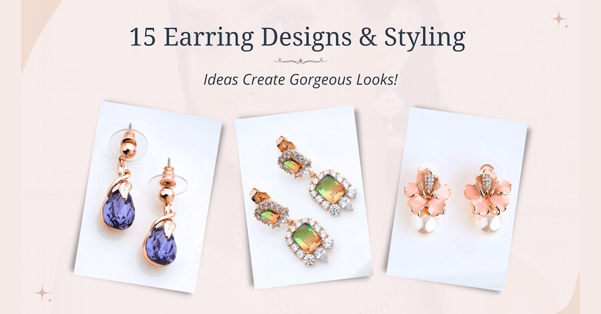 Casual store earrings design