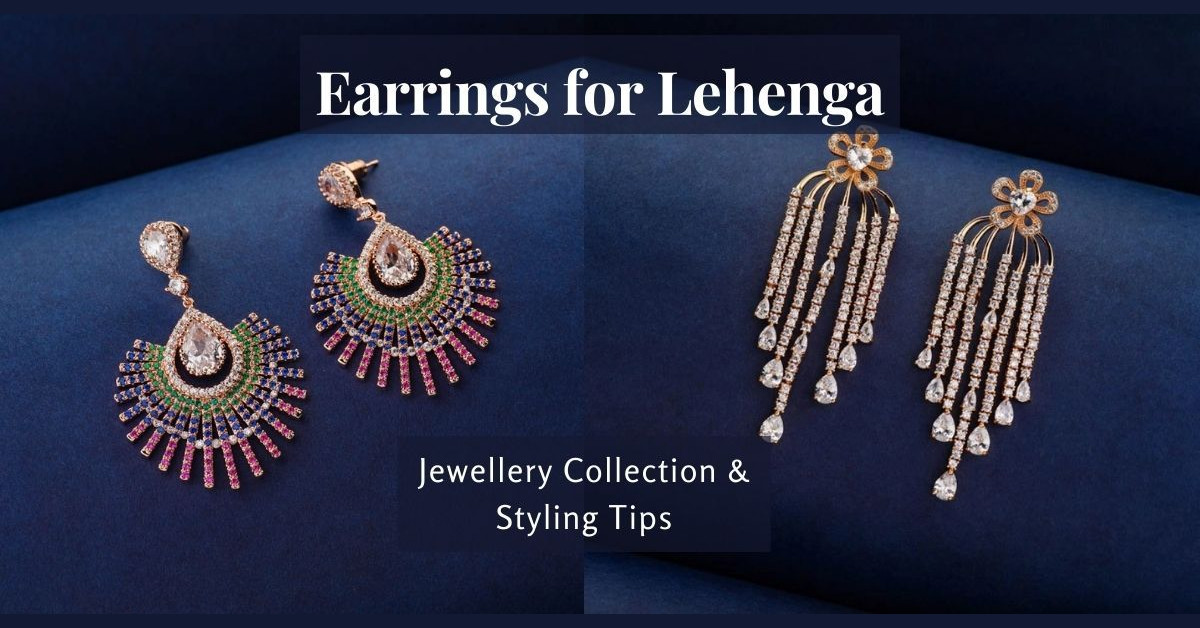 Lehenga ke sath earrings Clearance