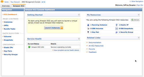 EC2 Console