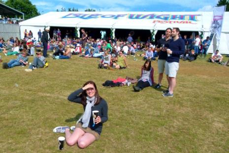VIP at Isle of Wight Festival
