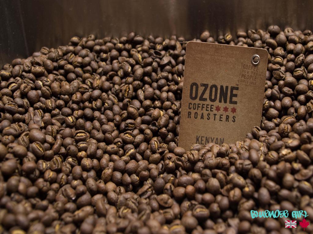 Ozone coffee beans