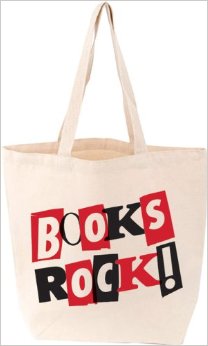 Stylish Books Rock Tote Bag