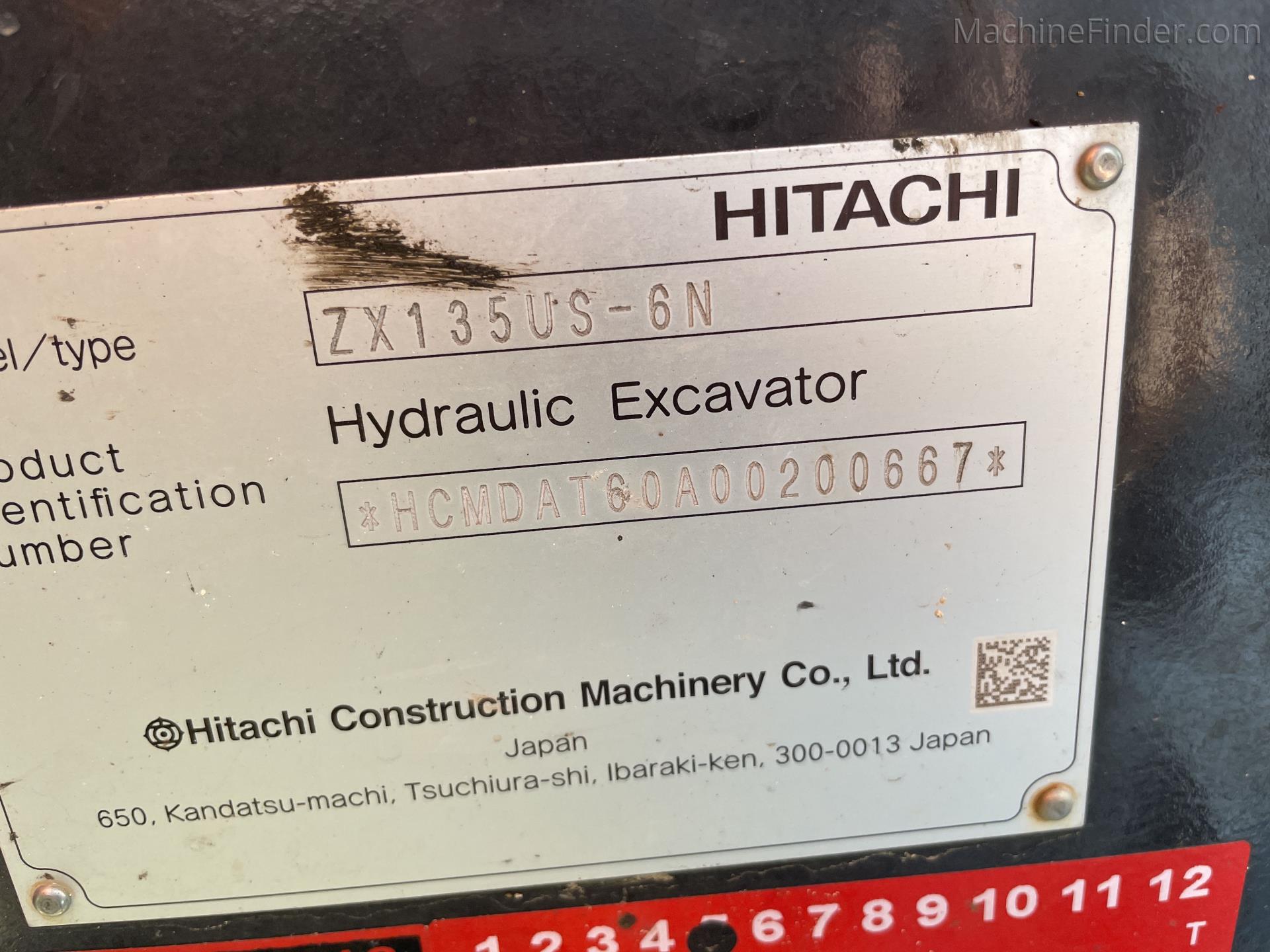 Used 2022 Hitachi ZX135 Excavator #A2789647 for sale