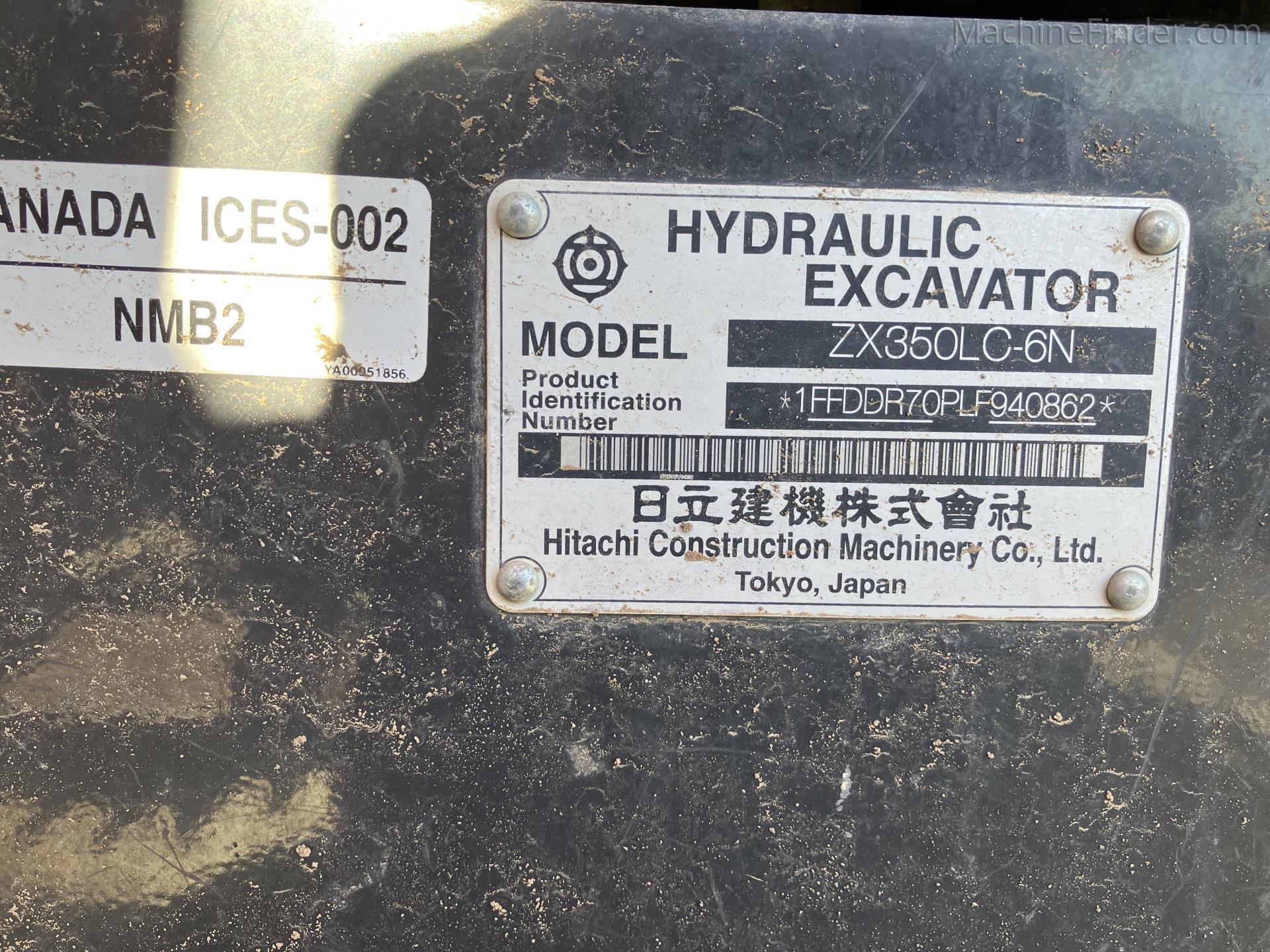 Used 2020 Hitachi ZX350 Excavator #A4964467 for sale