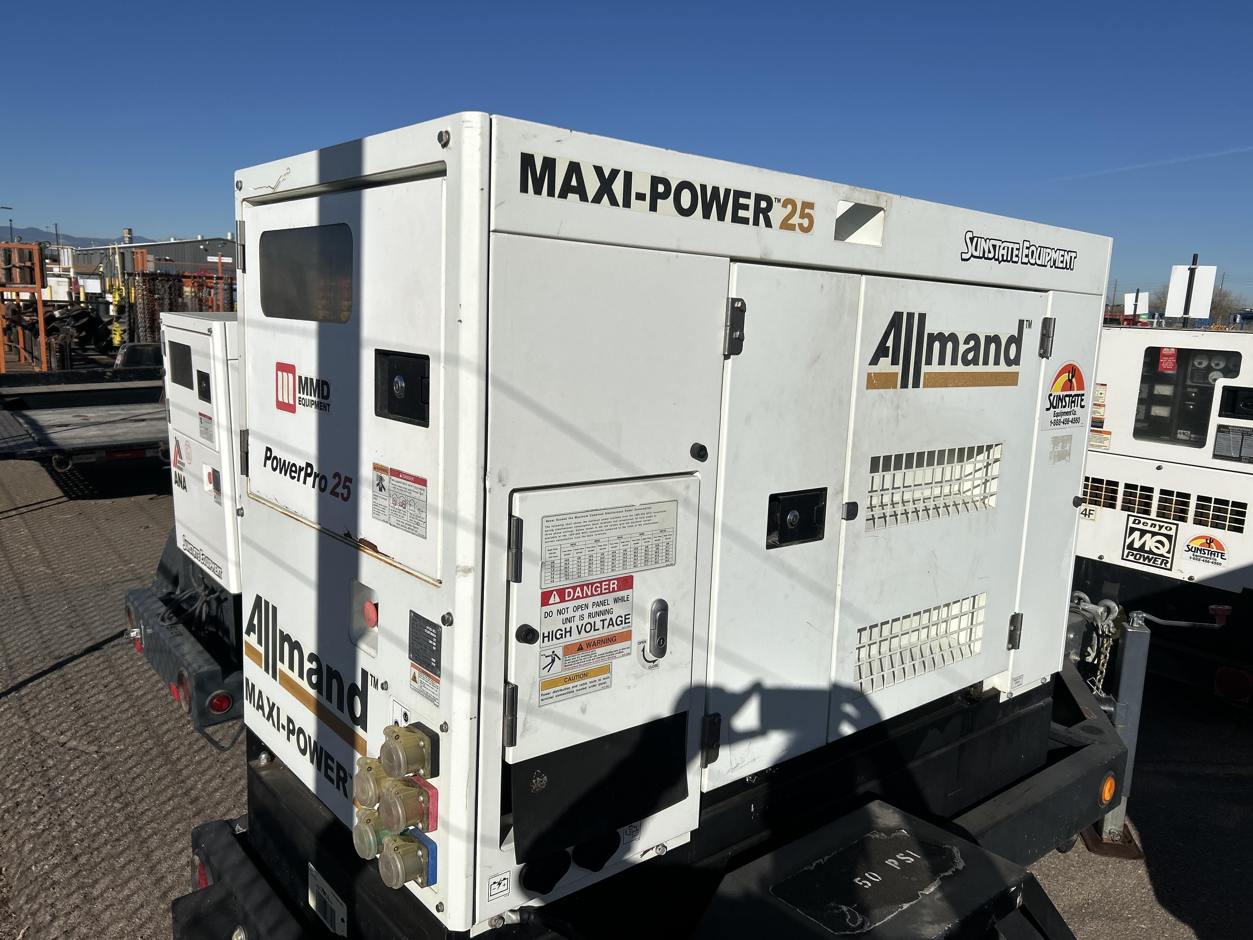Used 2019 Allmand Maxi-Power 25 Generator #A8714493 for sale