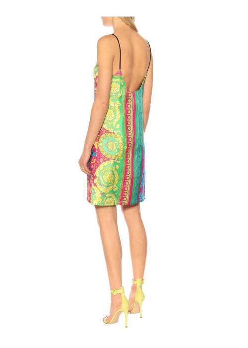 Versace Printed Silk Minidress Women - RENT DESIGNER FASHION