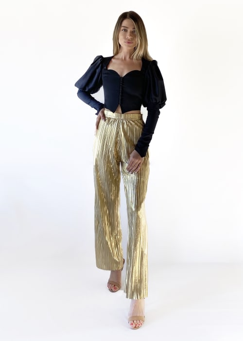 George pleated cheap pants