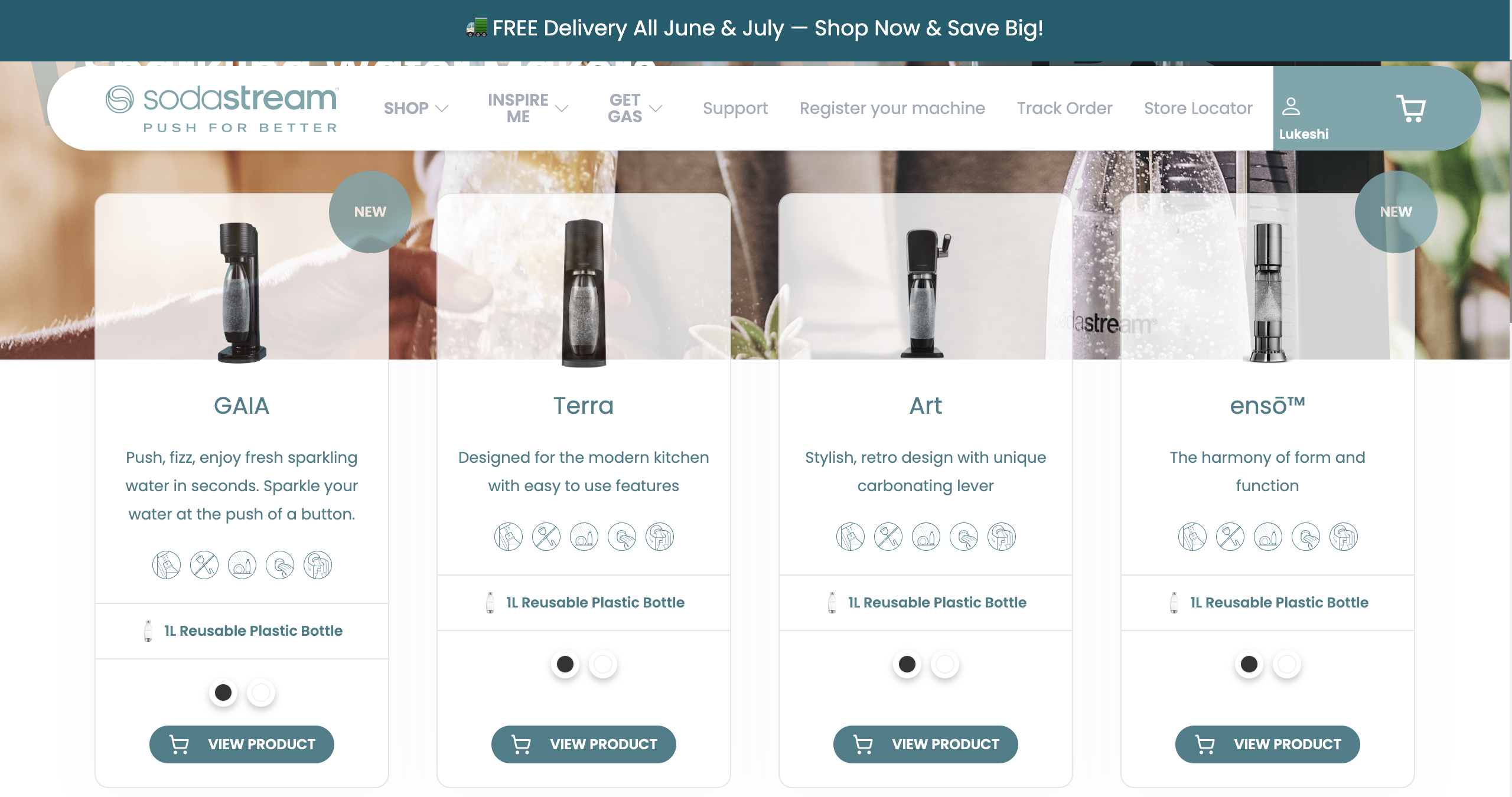 SodaStream South Africa screenshot 1