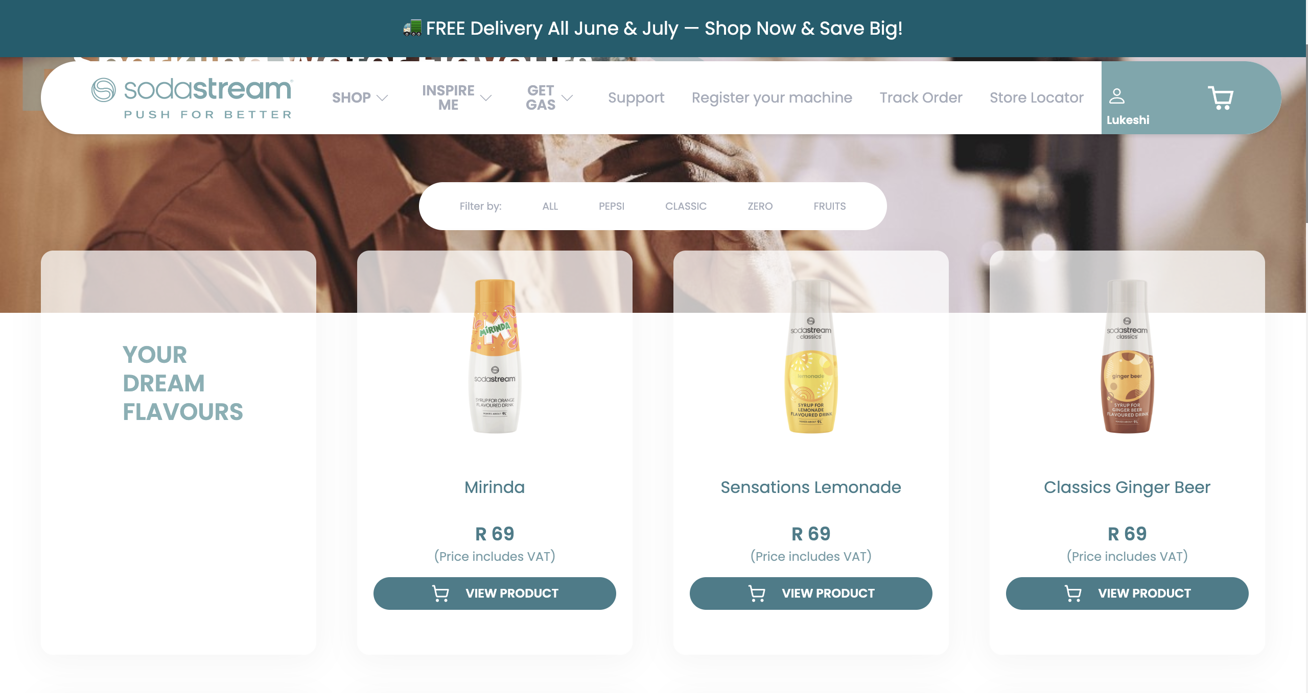 SodaStream South Africa screenshot 3