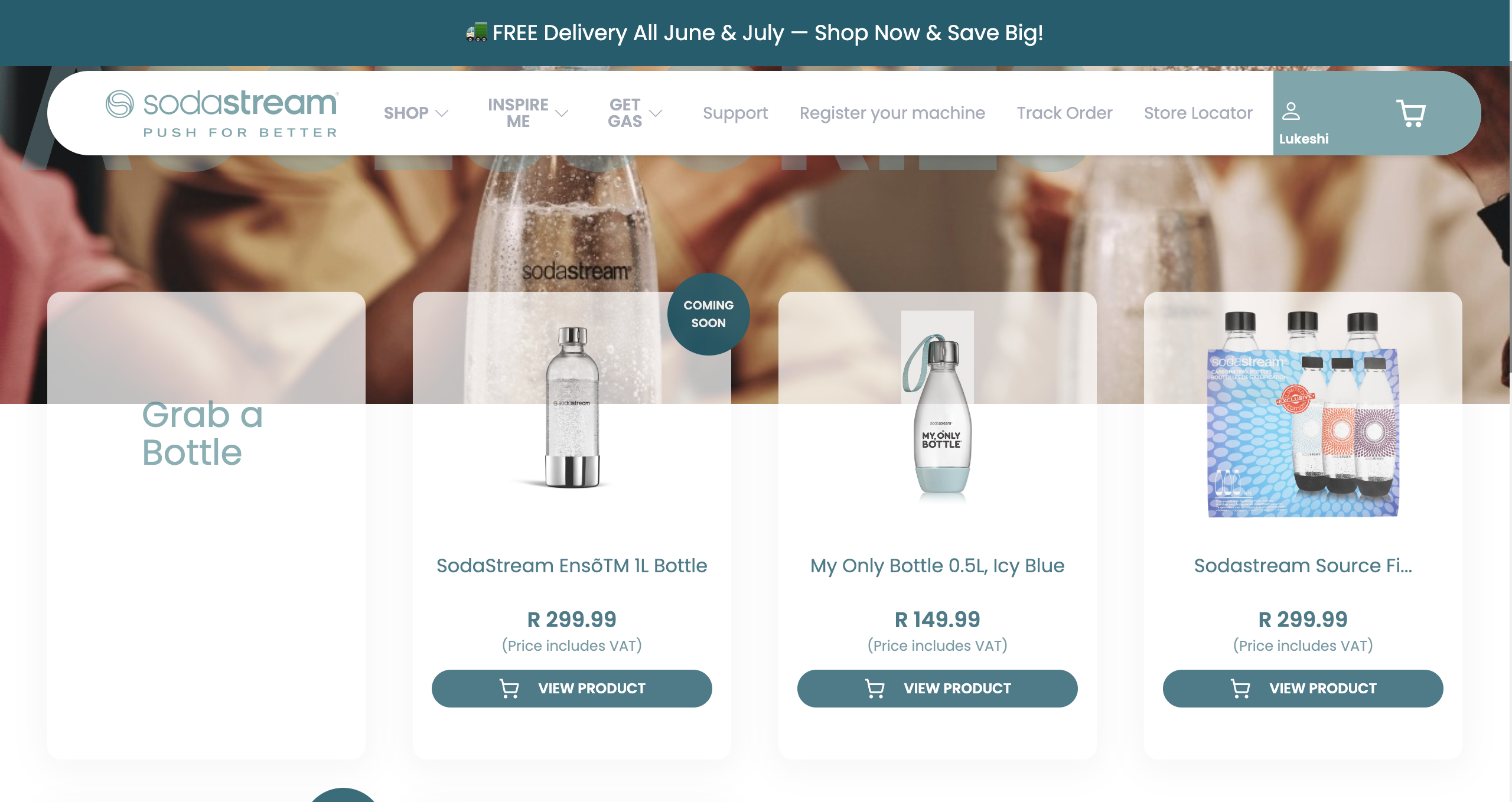 SodaStream South Africa screenshot 4