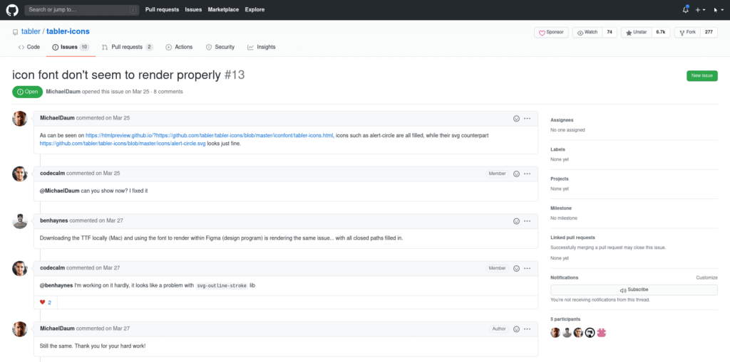 Github Ticket Redesign