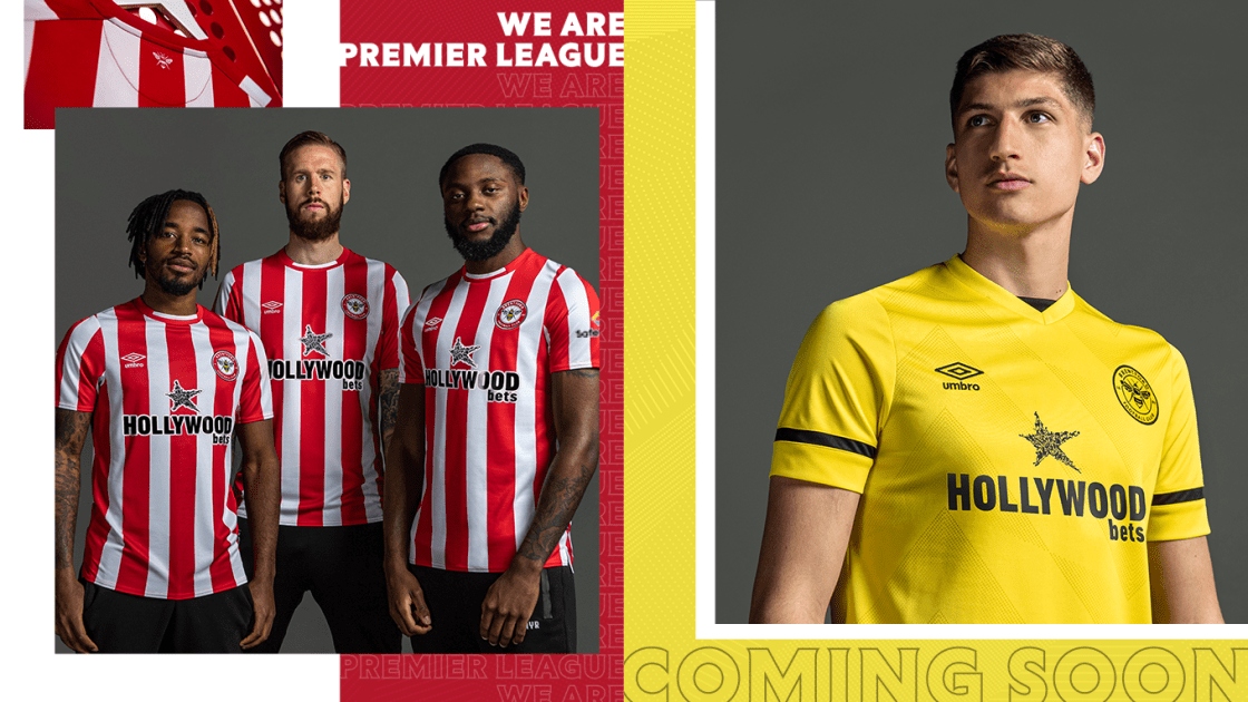 Brentford reveal Umbro Replica Kits for 2021 22 Premier League season Brentford FC