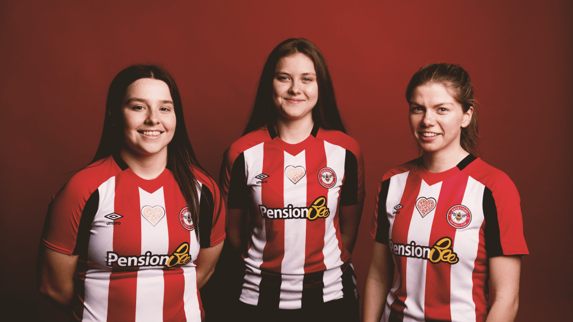 Umbro Brentford FC ホームジャージ womens Umbro 23/25 Brentford FC Home Jersey – Soccer Command, Inc